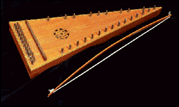 Photograph of the bowed Psaltery